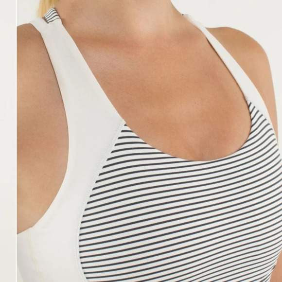 Lululemon Energy Tank in Hyper Stripe Angel Wing / Angel Wing. Est size 8 - Picture 11 of 15